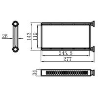 KALORIFER RADYATÖRÜ BRAZING L200 12- AT/MT ŞANZIMAN 118X255X26