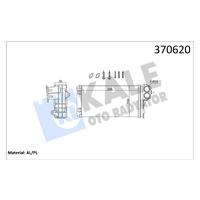 KALORİFER RADYATÖRÜ C3 02 P206 99 P307 00 XSARA 00 12 245X137X35 MEKANİK