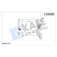 KALORİFER RADYATÖRÜ FIAT TEMPRA 95 01 TİPO 95 01 ALFA ROMEO 145 95 01 146 94 01 155 92 97 250x158x42 MUSLUKLU