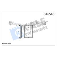 KALORIFER RADYATÖRÜ FIESTA V 01 08 FUSION 01 12 MAZDA II 121