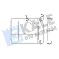 KALORİFER RADYATÖRÜ HONDA JAZZ 1.4L L13A1 GD1 02-07 - ALEMİNYUM