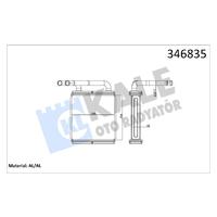 KALORİFER RADYATÖRÜ HYUNDAI H100 2.5L D4BA PANELVAN 94-00 - ALEMİNYUM