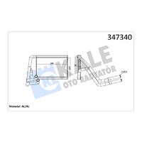 KALORİFER RADYATÖRÜ HYUNDAI İX35. TUCSON 1.6L G4FD GDİ 11-15 2.0L D4HA CRDİ 10-15 / KIA SPORTAGE 1.6 L G4FJ T-GDI 11-15 2.0L D4HA CRDİ 10-15 - ALEMİNY