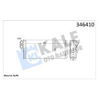 KALORİFER RADYATÖRÜ MASTER II 2.5D-2.8DTI 98-01 OPEL MOVANO 1.9DTI-2.2DTI 00