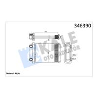 KALORİFER RADYATÖRÜ OPEL ASTRA J ASTRA J GTC 10 ASTRA K-ZAFIRA TOURER C 15
