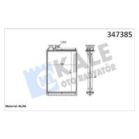 KALORİFER RADYATÖRÜ PARTNER 08 BERLINGO 08 1.6 HDI-VTI P407 04 C4 06 C5 08 1.6 HDI-THP 290X129X26