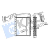 KALORIFER RADYATÖRÜ TRANSIT V363 14 17 CUSTOM V362 14 17 ARKA