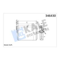KALORİFER RADYATÖRÜ VOLVOS60 2.0T 2.4 01 S80 98-06 V70 00 XC70 00 XC90 02 812328