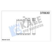 KALORİFER RADYATÖRÜ VW POLO T-CROSS-SEAT ARONA IBIZA V 1.0 1.5TSI 1.6TDI 17 AUDI 2.5 3.0 3.5 4.0TFSI 18 BORUSUZ BRAZING AL 160x174.5x33