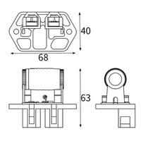 KALORİFER REZİSTANSI BOXER III-JUMPER III 2.2 HDI-3.0 HDI-DUCATO III 2.2 JTD-3.00 JTD-KARSAN JEST 10