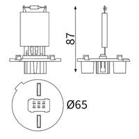 KALORIFER REZISTANSI MERCEDES W169 W245