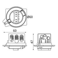 KALORIFER REZİSTANSI P306 94>02 PARTNER-BERLİNGO 08>15 KLİMASIZ