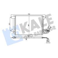 KLİMA KONDENSERİ A3-LEON-TOLEDO-OCTAVIA-CADDY III-GOLF V-VI-JETTA IV-TOURAN AL/AL 580x391x16
