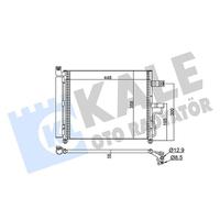 KLİMA KONDENSERİ ACCENT-ACCENT II AL/AL 448x370x16