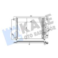 KLİMA KONDENSERİ CHEVROLET AVEO-KALOS 1.4i 16V 02 AL/AL 560x457.5x18