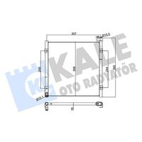 KLİMA KONDENSERİ HONDA CIVIC VI 1.4i-1.5i-1.6i-1.8-2.0i TD-16V 96-01 AL/AL 354x368x16