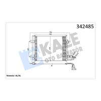 KLİMA KONDENSERİ VW CADDY III BOX-ESTATE-TOURAN AL-AL
