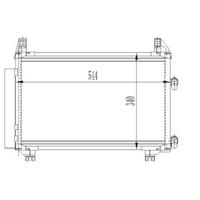 KLİMA KONDENSERİ YARİS 1.0İ 16V-1.3İ 16V 05 > OTO.-MEK.