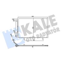 KLIMA RADYATORU FIESTA VI 1.25 16V 1.4TDCI 1.4 16V 1.6 16V 08>B MAX 1.5TDCI 1.6TCI 12 > GENİŞLİK: 3 45MM. UZUNLUK: 550