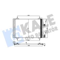KLİMA RADYATÖRÜ KONDENSER PEUGEOT P307-P307 SW CITROEN C4-C5 2.0 HDI 01- AL/AL