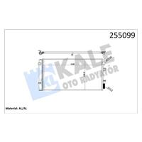 KLİMA RADYATÖRÜ KONDENSER RENAULT FLUENCE 09 MEGANE III 09 SCENIC III 09 1.2TCe 1.5dCi 1.6 1.9dCi 2.0 MÜŞÜRSÜZ