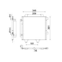 KLİMA RADYATÖRÜ KONDENSERİ P107 05&gt;14 1.0İ 12V-1.4HDİ 05&gt; C1 1.0İ 12V-1.4HDİ 05&gt;