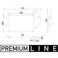 KLİMA RADYATÖRÜ KONDENSERİ OPEL MERİVA A 1.3 CDTI 1.6 TURBO Z16LET 1.7 CDTİ 03>
