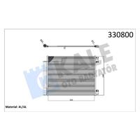 KLİMA RADYATÖRÜ KONDENSERİ RENAULT MEGANE IV 15> TALISMAN 15> GRAND SC NIC IV 16> 1.2TCe 1.3 TCe 1.5dCi 1.6Sce 1.6dCi AC MEK. ATOM. AL BRZ