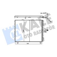 KLİMA RADYATÖRÜ MERCEDES W124 S124 A124 C124
