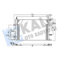 KLİMA RADYATÖRÜ VOLVO S60 I 384 2.0T 00-10 S80 I 184 2.0T 98-06 V70 II 285 2.4 01-07 xC70 I CROSS COUNTRY 295 2.5T xC AWD 02-07 KURUTUCU İLE BRAZING A