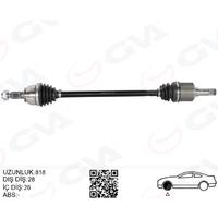 KOMPLE AKS ARKA SAĞ/SOL FREELANDER 2 L359 2.0 Si4 2.2TD4 06 14 820MM DİŞ 28 DİFERANSİYEL DİŞ 26