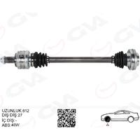 KOMPLE AKS ARKA SOL BMW E81 E82 E87 E90 E91 E92 E93 612MM OTOM. SANZ.