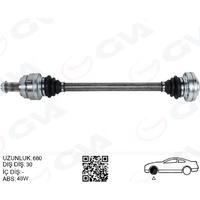 KOMPLE AKS ARKA SOL BMW X3 E83 04 680MM