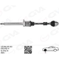 KOMPLE AKS ON SAĞ BMW F45 F48 MINI COUNTRYMAN F60 MINI CLUBMAN F54 903MM 31608626886