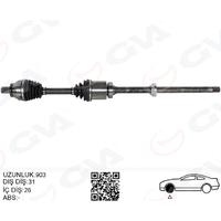 KOMPLE AKS ÖN SAĞ FREELANDER 2 L359 2.2 TD4 06 14 UZUNLUK 1.002MM DİŞ 40 DİFERANSİYEL DİŞ 28