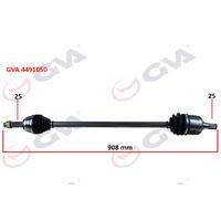 KOMPLE AKS SAĞ ACCENT ADMIRE 1.3-1.5D 03-06 ABS Lİ 29DİŞ 908mm