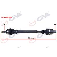KOMPLE AKS SAĞ DACIA LOGAN 06 SANDERO 08 1.4-1.6 763mm BENZİNLİ