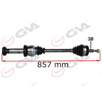 KOMPLE AKS SAĞ DÜZ VİTES TRANSPORTER T6 2.0 TDI 860mm CAAB-CAAC-CAAE