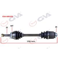 KOMPLE AKS SAĞ HYUNDAI ACCENT ADMIRE 1.5L D3EA CRDI 3 silindir 02-05 ABS li 25x 24 2 - ABS 44 diş komple boy 570mm