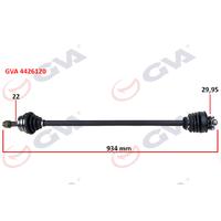 KOMPLE AKS SAĞ TEMPRA 1.4i 92-99 934mm