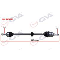 KOMPLE AKS SAĞ TOYOTA COROLLA 1.6L 4A-FE AE101 AE111 92-00 / 1.3L 2E EE100 EE111 94-00 ABS SİZ ARAÇLAR İÇİN 26X23 KOMPLE BOY 925.6MM
