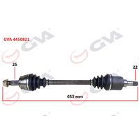 KOMPLE AKS SOL BIPPER 1.4 HDI 07 653mm