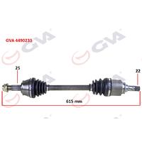 KOMPLE AKS SOL CORSA D 1.3 CDTI 06 DTJ 615mm