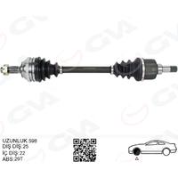 KOMPLE AKS SOL ON PEUGEOT 306 7B.N3.N5 1.6i M-T ABSLI 29 DIS 93-02