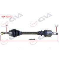 KOMPLE AKS SOL P301-ELYSEE 12- 1.6 HDI 660mm