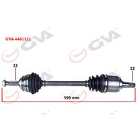 KOMPLE AKS SOL SKODA FAVORIT 1.3 89-94 599.5mm