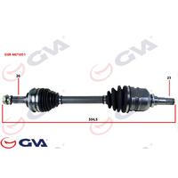 KOMPLE AKS SOL TOYOTA COROLLA 1.6L 4A-FE AE101 AE111 92-00 / 1.3L 2E EE100 EE111 94-00 ABS SİZ ARAÇLAR İÇİN 26X23 KOMPLE BOY 599.5MM