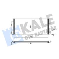 KONDENSER CHEVROLET AVEO KONDENSER AL/BRZ 650X306X16