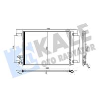 KONDENSER GOLF 14-PASSAT 14-AUDI A3 13-SEAT LEON 123-SKODA OCTAVI 12- AL/AL