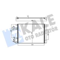 KONDENSER HYUNDAI ACCENTBLUE 1.6 CRDI 11-i20-KIA RIO III AL/AL